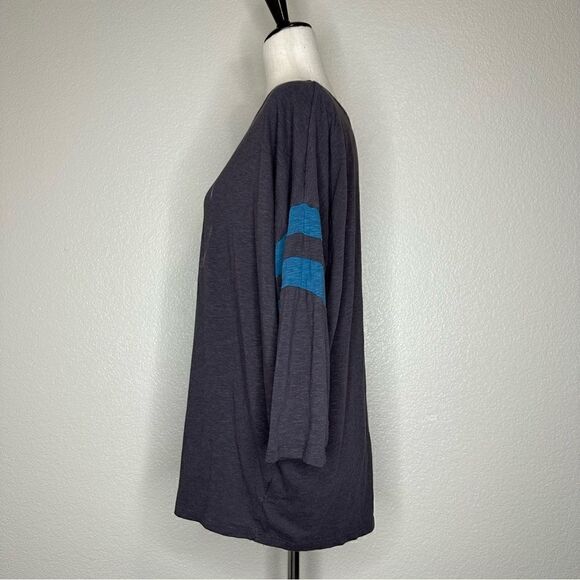 Torrid Skull Classic Fit Super Soft Slub Long Sleeves Drop Shoulder Tee - Picture 4 of 11